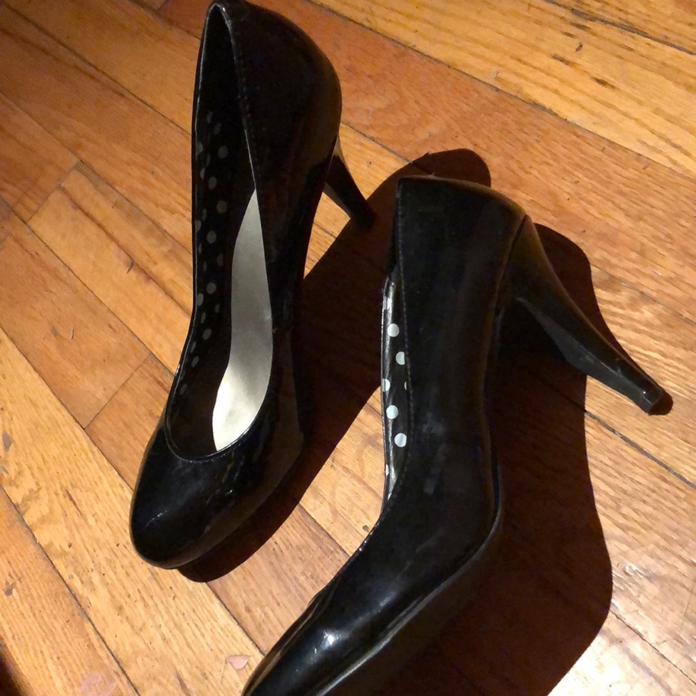 Black high heels
